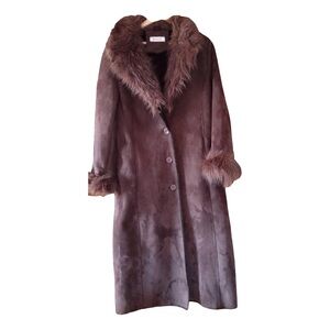 Saskiaa rebundle Black Danier Leather Coat